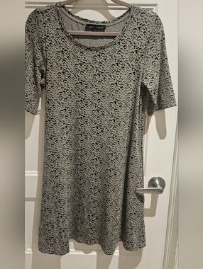 Jasmine & Juliana Heather Grey Speckled Knit Dress